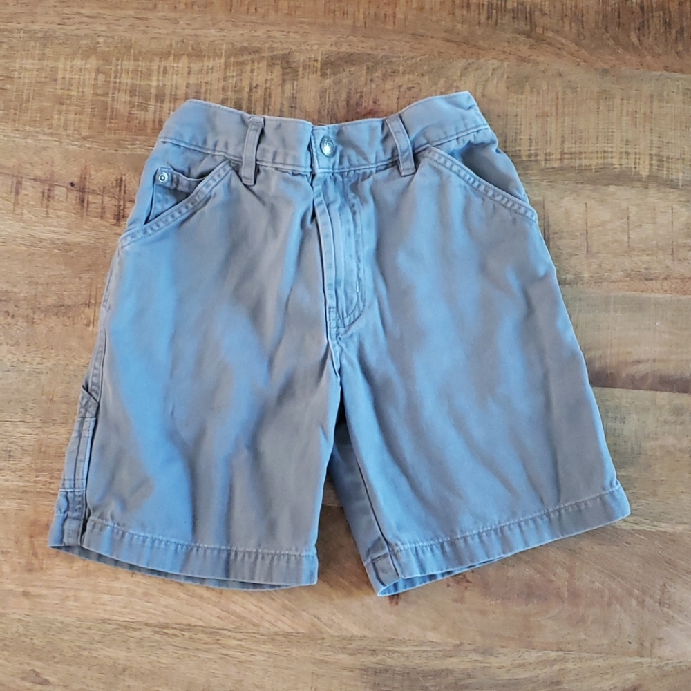 Boys size 5 gray carpenter shorts EUC